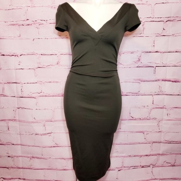 wool bodycon dress